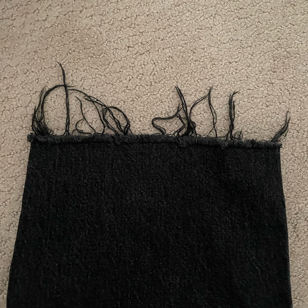 Denim Forum Aritzia Black High-Waisted Jeans - The Farrah - Size 26 - Picture 4 of 4